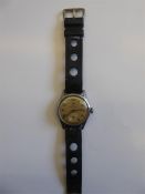A Vintage French LIP Gentleman's Wrist Watch