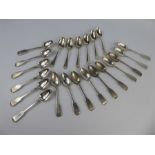 A Quantity of Silver Teaspoons