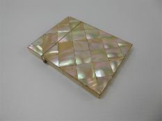 A Mother of Pearl Card Case
