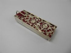 A Victorian Silver Cased Prayer Book