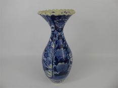 A Japanese Blue and White Vase.