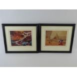 Two Walt Disney Prints depicting Mickey Mouse and Bambi.