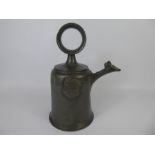 An Antique Swiss Pewter Flagon (Glockenkanne)