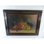 Franz Weiner, Oil Still Life Painting depicting Fruit