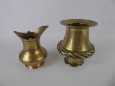 A Mughal Brass Flask