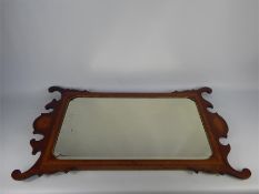 An Edwardian Inlaid Mirror