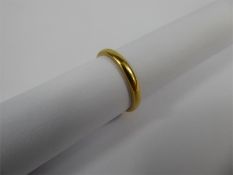 A 22ct Yellow Gold Wedding Band