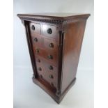 An Antique Mahogany Wellington Chest