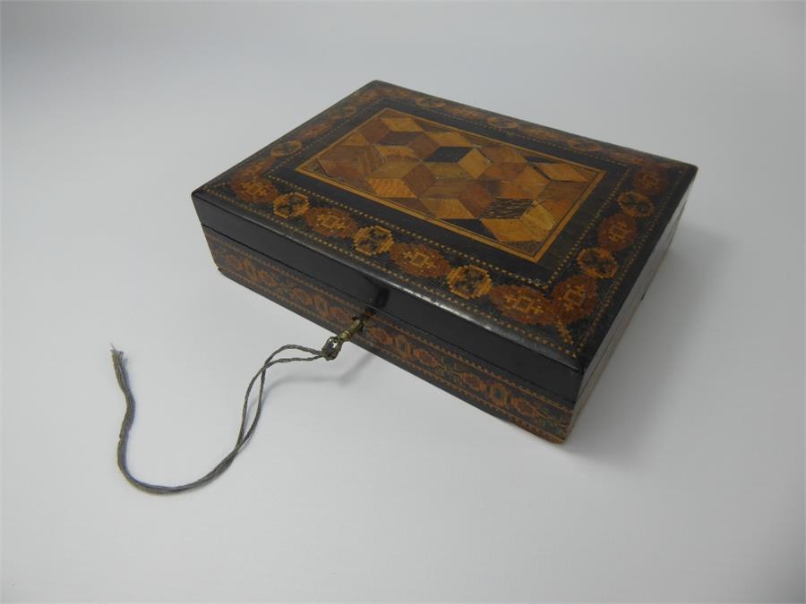 An Antique Tunbridge Ware Box