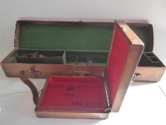 A Vintage "Webley" Oak Pistol Case.