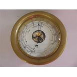A Brass Cased Ship's Barometer.