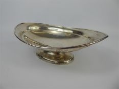 A Silver Oval Bowl