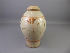 A Studio Pottery Ovoid Pot