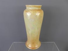 A Circa 1921 Ruskin Pale Orange Lustre Vase