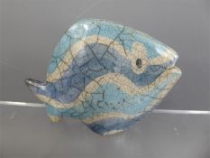 A Raku Pottery Fish