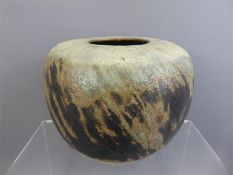 Chris Carter (1945- ) Celadon Studio Pottery Pot