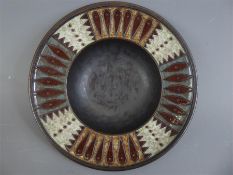 A Brown Glazed Studio Pottery Bowl