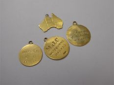 Miscellaneous 18ct Yellow Gold Charms