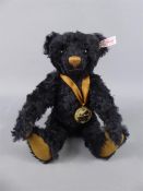 A Steiff Black Mohair "Bear of the Year 2014" Teddy Bear