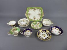 A 19th Century Spode Berry Sucrier and Creamer