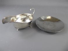 A Silver Sauce Boat