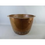 A 19th Century Large Industrial Copper Bowl/Planter