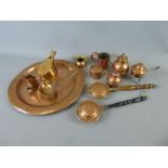 A Set of Twelve Child's Copper Pieces