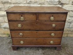 An 18th Century Oak Chest of Drawers