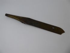 A Japanese Meiji Period Bronze Letter Opener