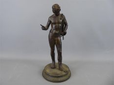 A Bronzed Statuette of Dionysus