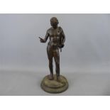 A Bronzed Statuette of Dionysus