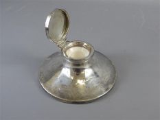 A Silver Inkwell