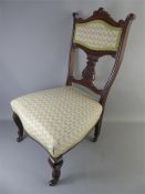 A Mahogany Framed Salon/Hall Chair