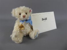 A Steiff White Mohair Teddy