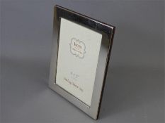 An Italian Silver Photograph Frame