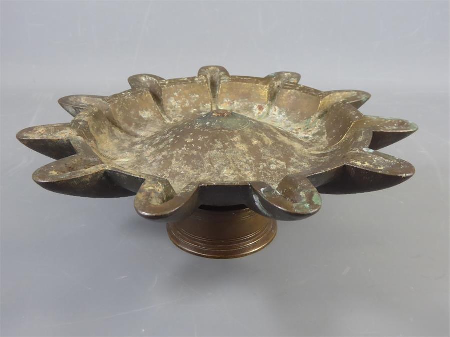 A Bronze Oil Lamp