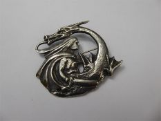 A Silver Icelandic Brooch