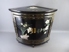 A Chinese Style Corner Cabinet