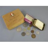 Two boxes of All-world Coins and Bank Notes