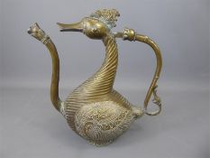 An Indian Bronzed Ewer