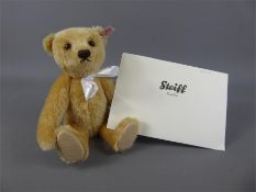 A Steiff Blond Queen Elizabeth II Coronation Mohair Teddy Bear