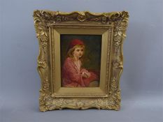 A Late Victorian Oil on Board