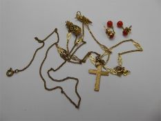 A Quantity of Gold Jewellery