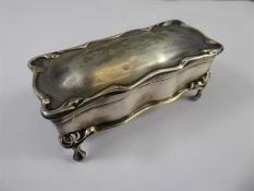 A Sterling Silver Trinket Box