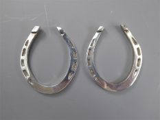 A Pair of Silver Horse Shoes