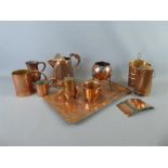 A Collection of Antique Copper Items