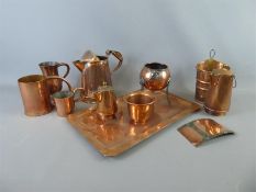 A Collection of Antique Copper Items