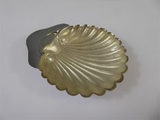 A Late Victorian Silver Scalloped Butter Dish