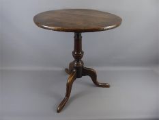 An Antique Oak Occasional Tables