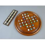 A 19th Century Mother of Pearl Cribbage Board